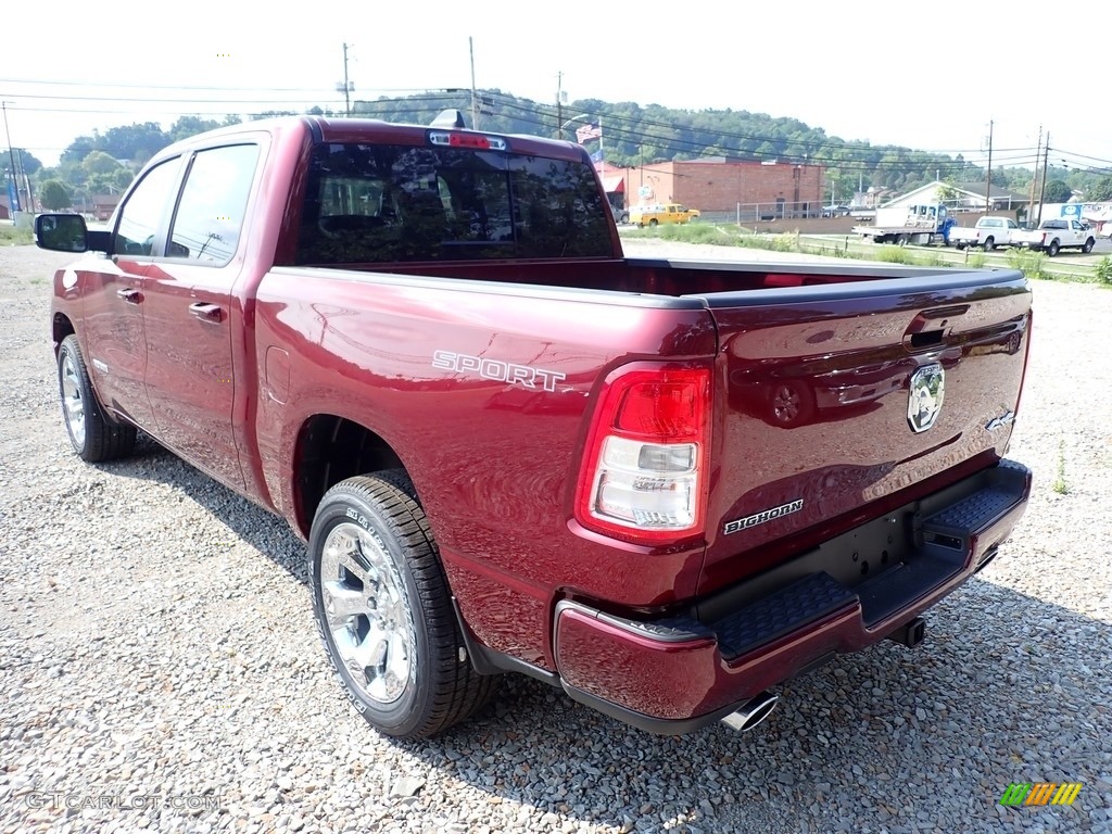 2020 1500 Big Horn Crew Cab 4x4 - Delmonico Red Pearl / Black photo #3