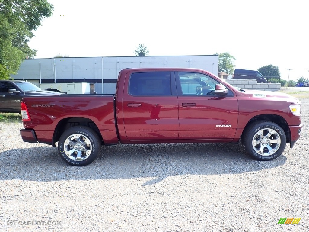 2020 1500 Big Horn Crew Cab 4x4 - Delmonico Red Pearl / Black photo #6