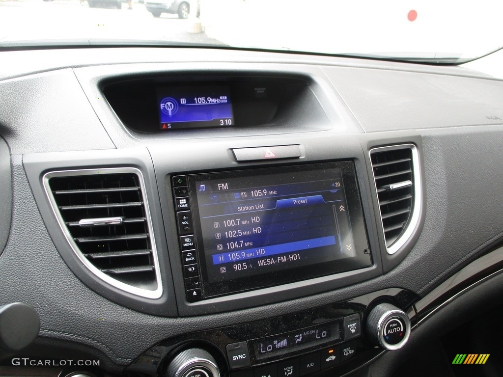 2016 CR-V Touring AWD - Urban Titanium Metallic / Black photo #16