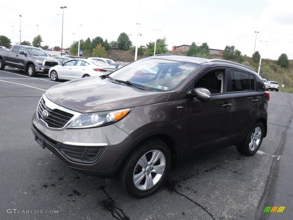 2013 Sportage LX AWD - Sand Track / Black photo #6