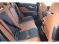 2020 Jaguar F-PACE Ebony/Vintage Tan Interior Rear Seat Photo