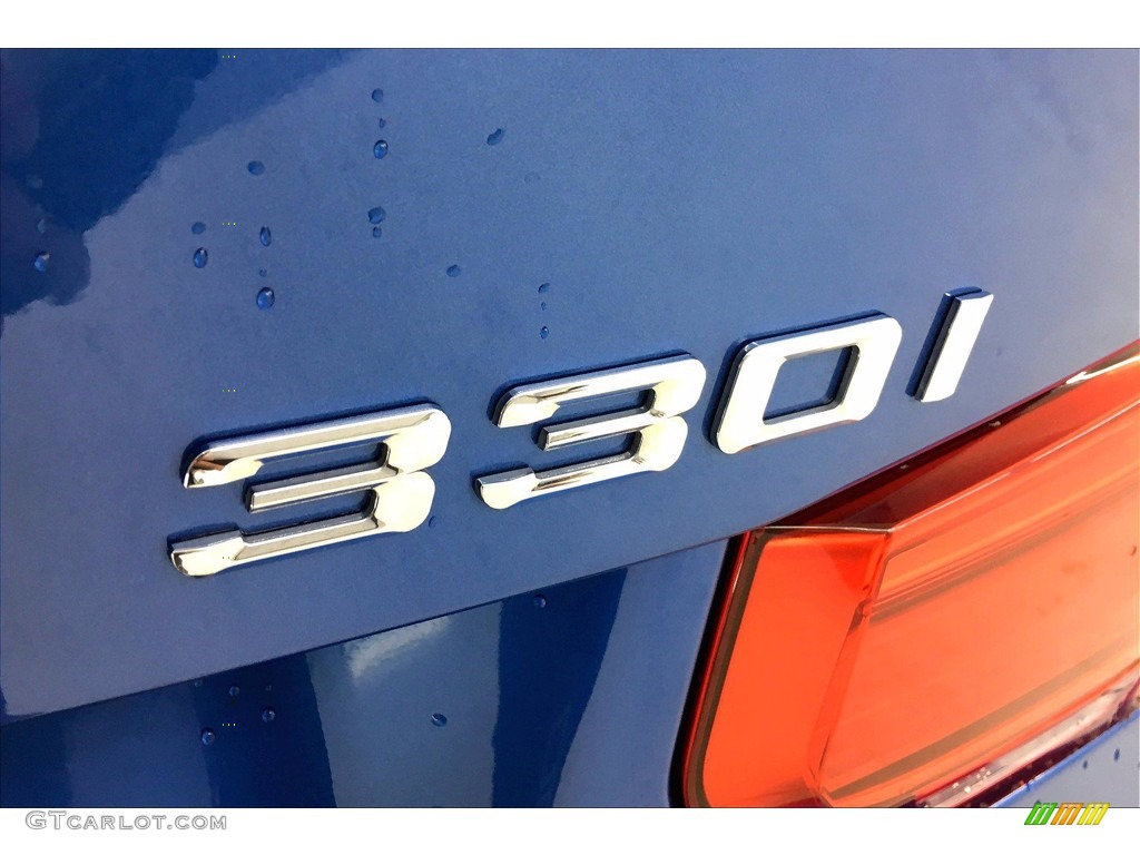 2017 3 Series 330i Sedan - Estoril Blue Metallic / Black photo #7