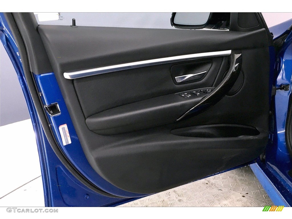2017 3 Series 330i Sedan - Estoril Blue Metallic / Black photo #23