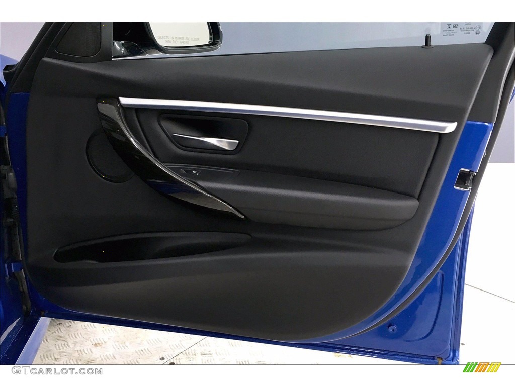 2017 3 Series 330i Sedan - Estoril Blue Metallic / Black photo #24