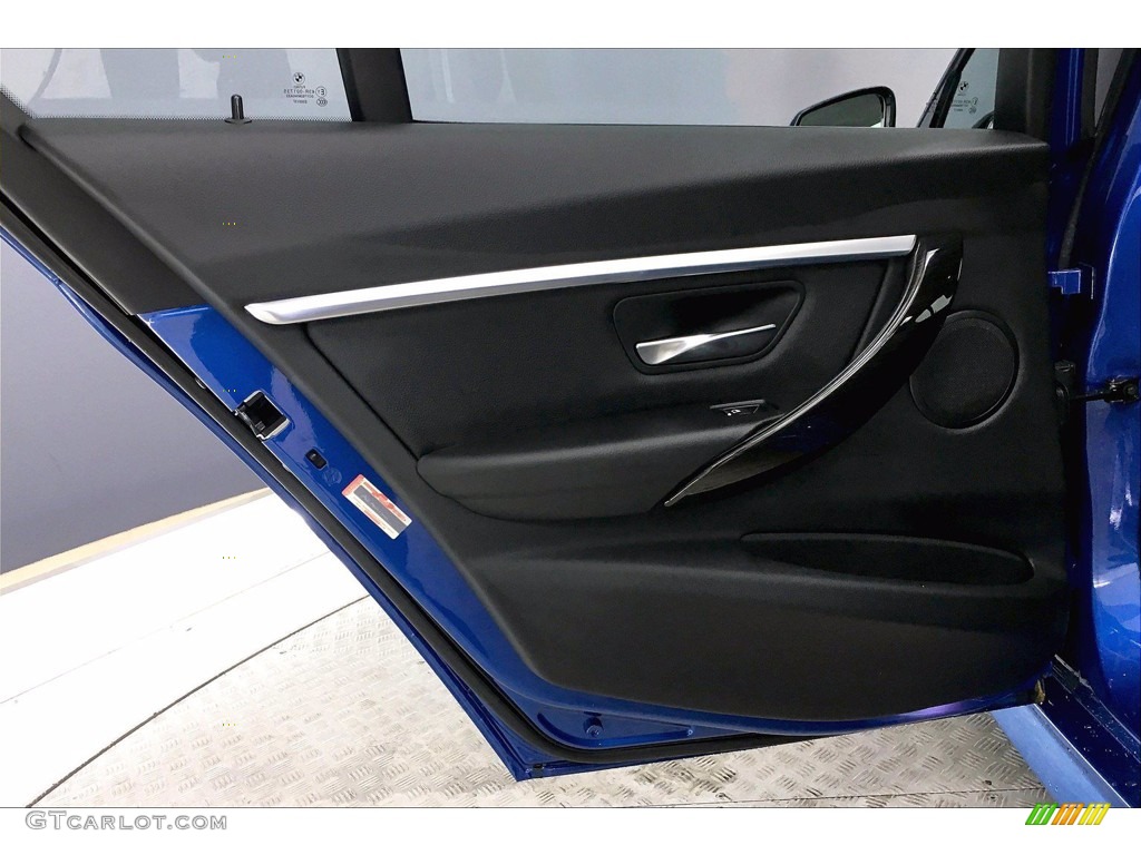 2017 3 Series 330i Sedan - Estoril Blue Metallic / Black photo #25