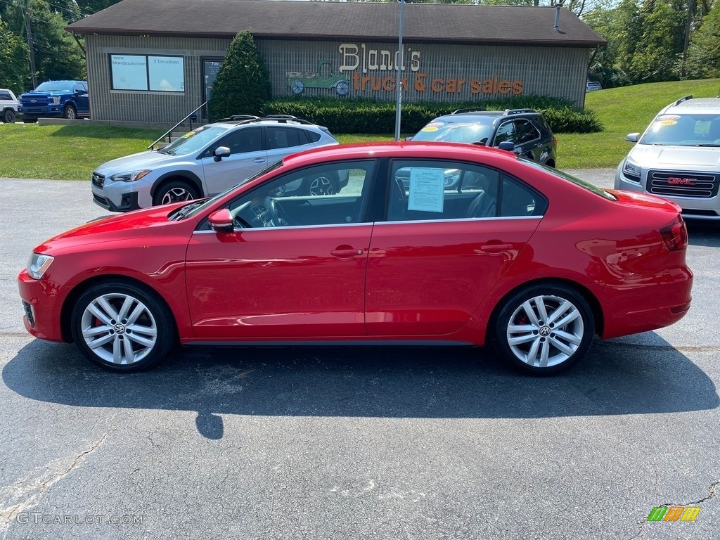 2014 Jetta GLI Autobahn - Tornado Red / Titan Black photo #1