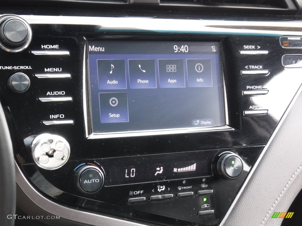 2018 Camry SE - Blue Streak Metallic / Black photo #3