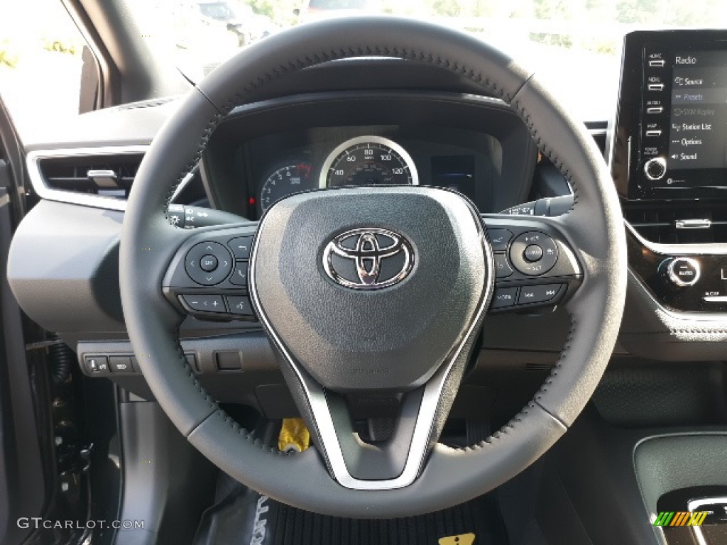 2021 Toyota Corolla SE Black Steering Wheel Photo #139342971
