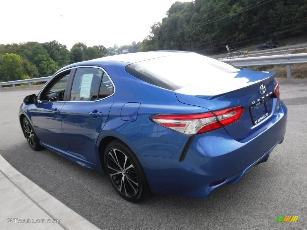 2018 Camry SE - Blue Streak Metallic / Black photo #11