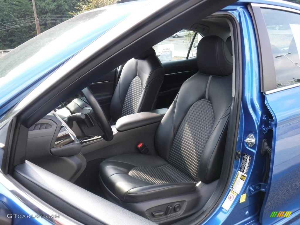 2018 Camry SE - Blue Streak Metallic / Black photo #16