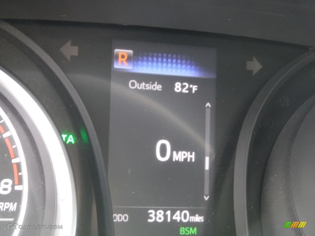 2018 Camry SE - Blue Streak Metallic / Black photo #25