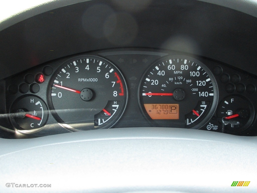 2017 Nissan Frontier SV Crew Cab 4x4 Gauges Photo #139343658