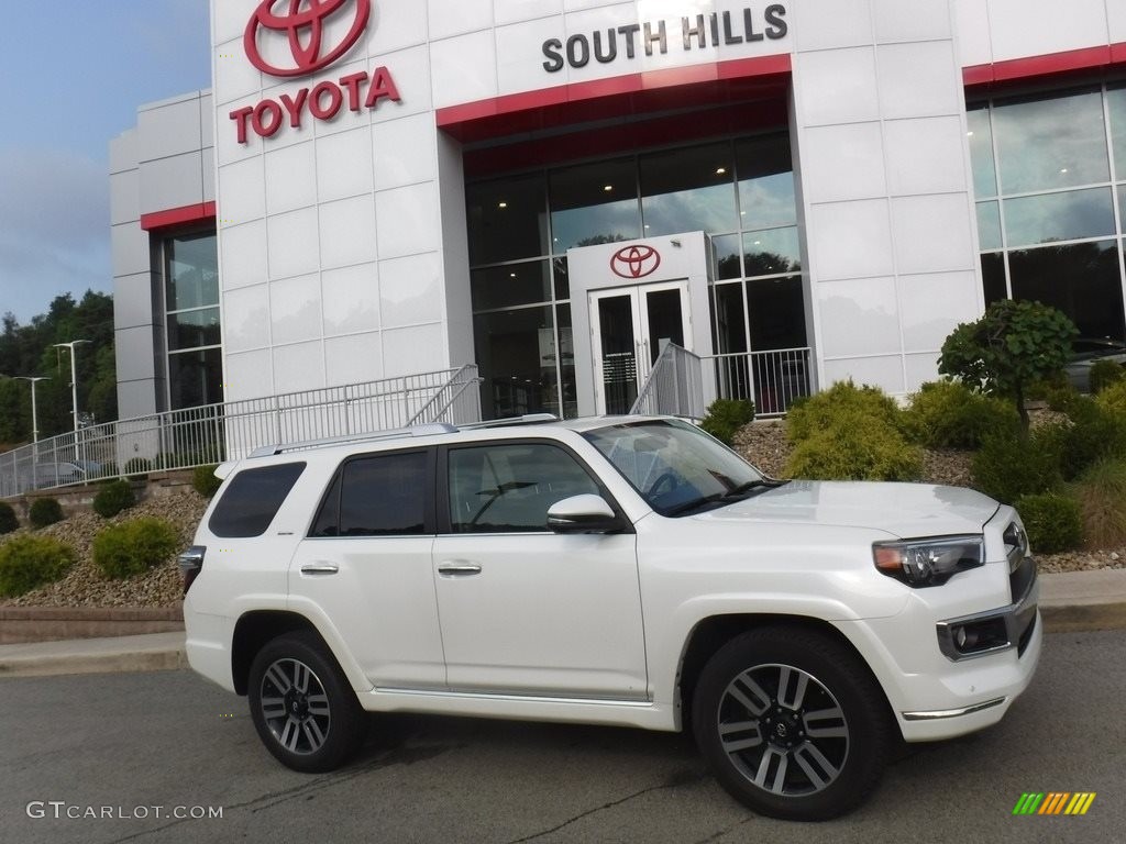 2017 4Runner Limited 4x4 - Blizzard Pearl White / Redwood photo #2