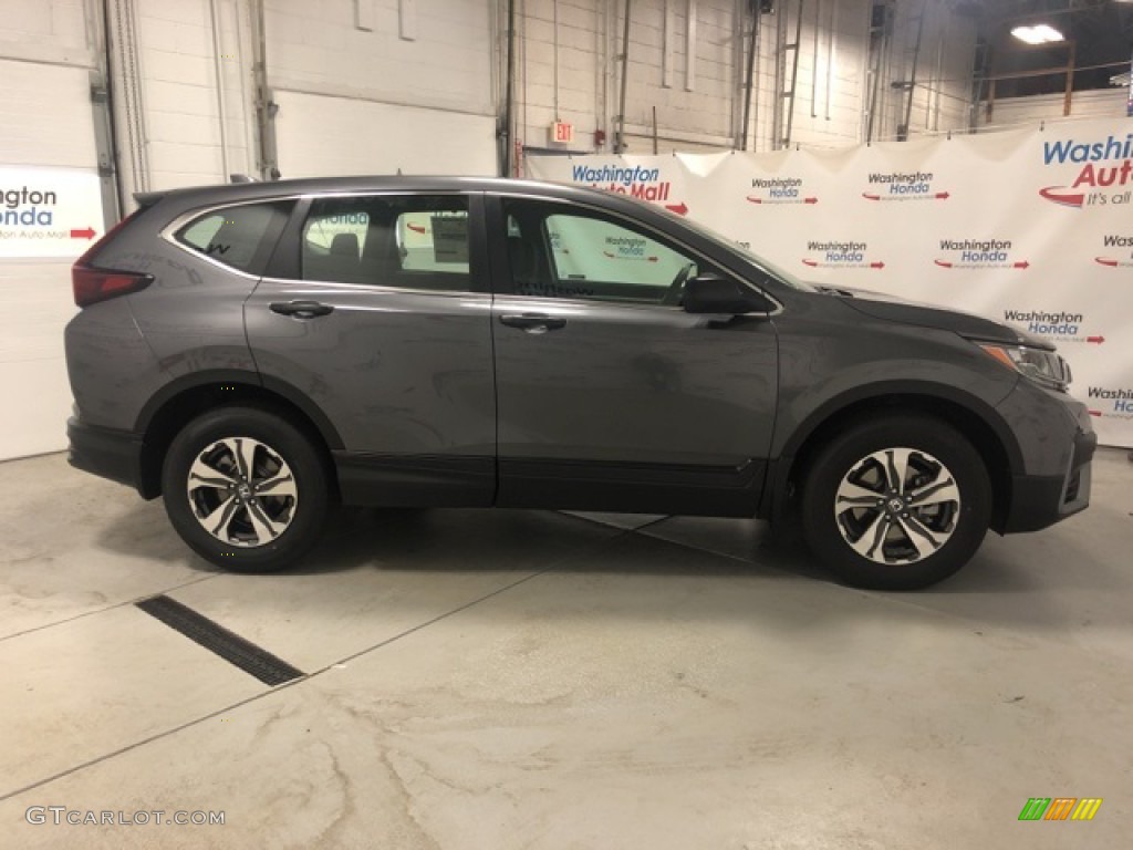 2020 CR-V LX AWD - Modern Steel Metallic / Black photo #4