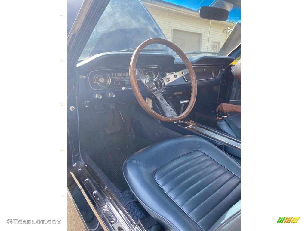 Blue Interior 1964 Ford Mustang Convertible Photo #139346931