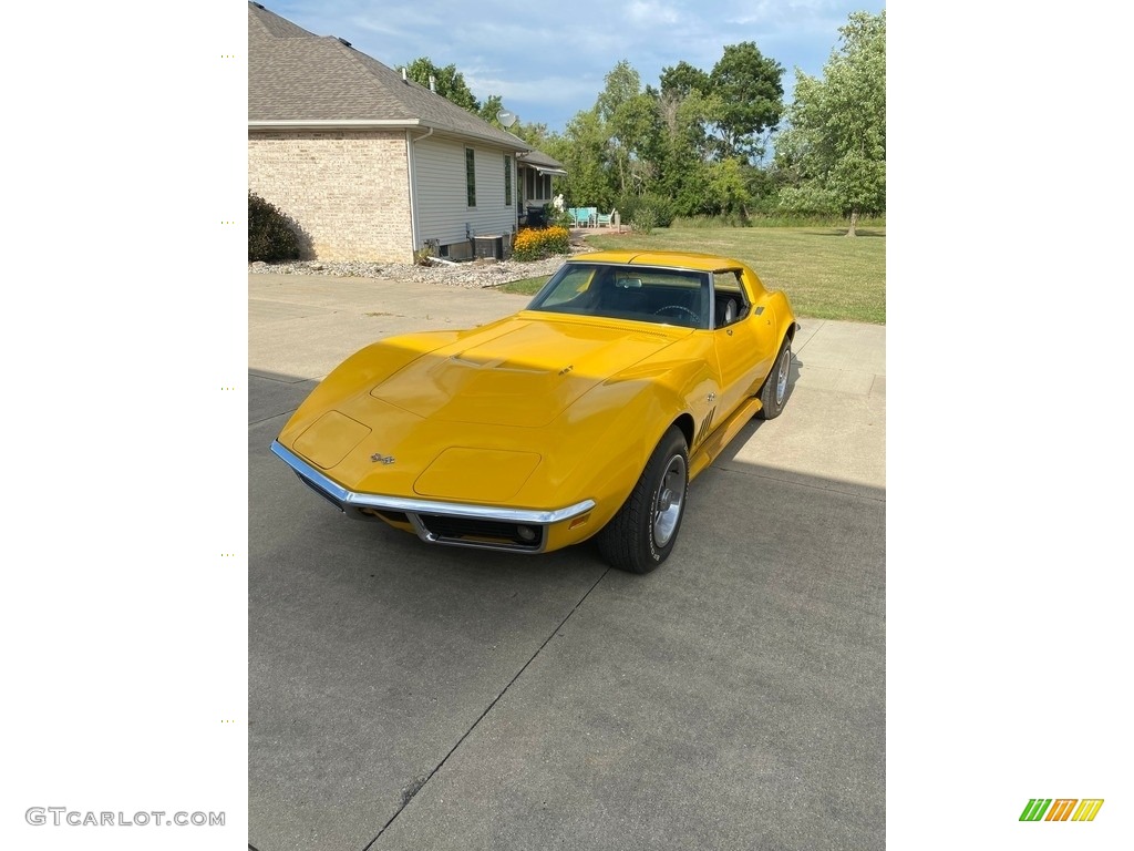 1969 Corvette Coupe - Daytona Yellow / Black photo #1