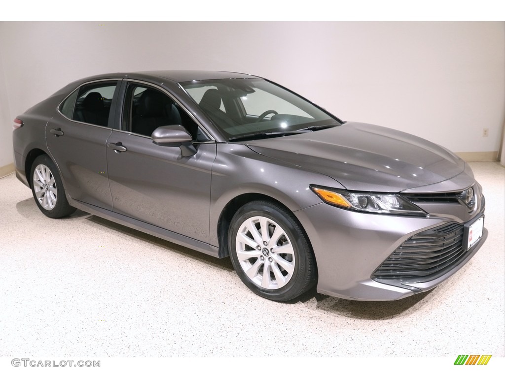 2019 Camry LE - Predawn Gray Mica / Black photo #1