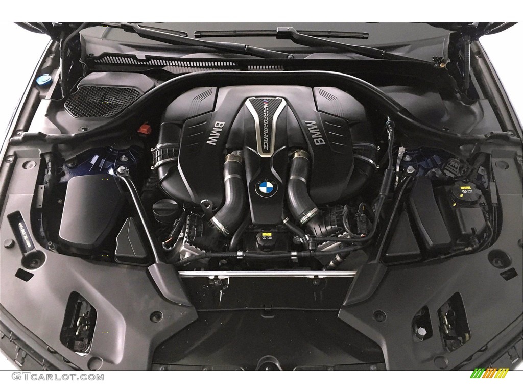 2018 5 Series M550i xDrive Sedan - Bluestone Metallic / Ivory White photo #9