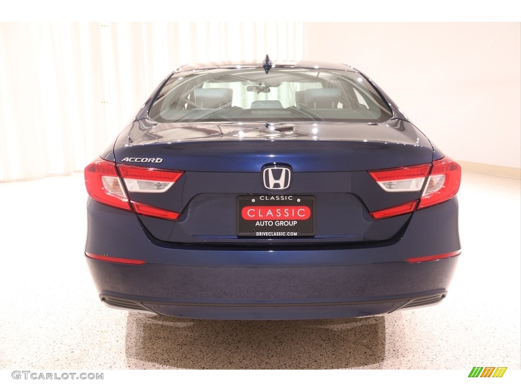 2018 Accord EX Sedan - Obsidian Blue Pearl / Gray photo #19