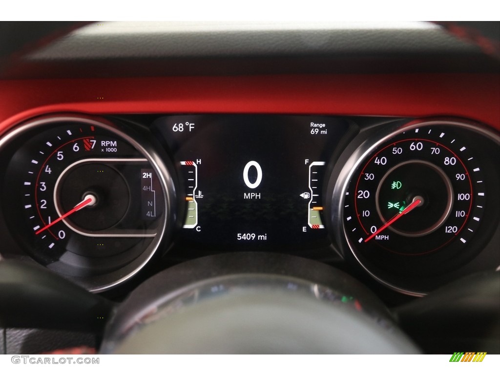 2020 Jeep Wrangler Rubicon 4x4 Gauges Photos
