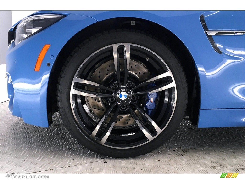 2018 M4 Coupe - Yas Marina Blue Metallic / Sakhir Orange/Black photo #8