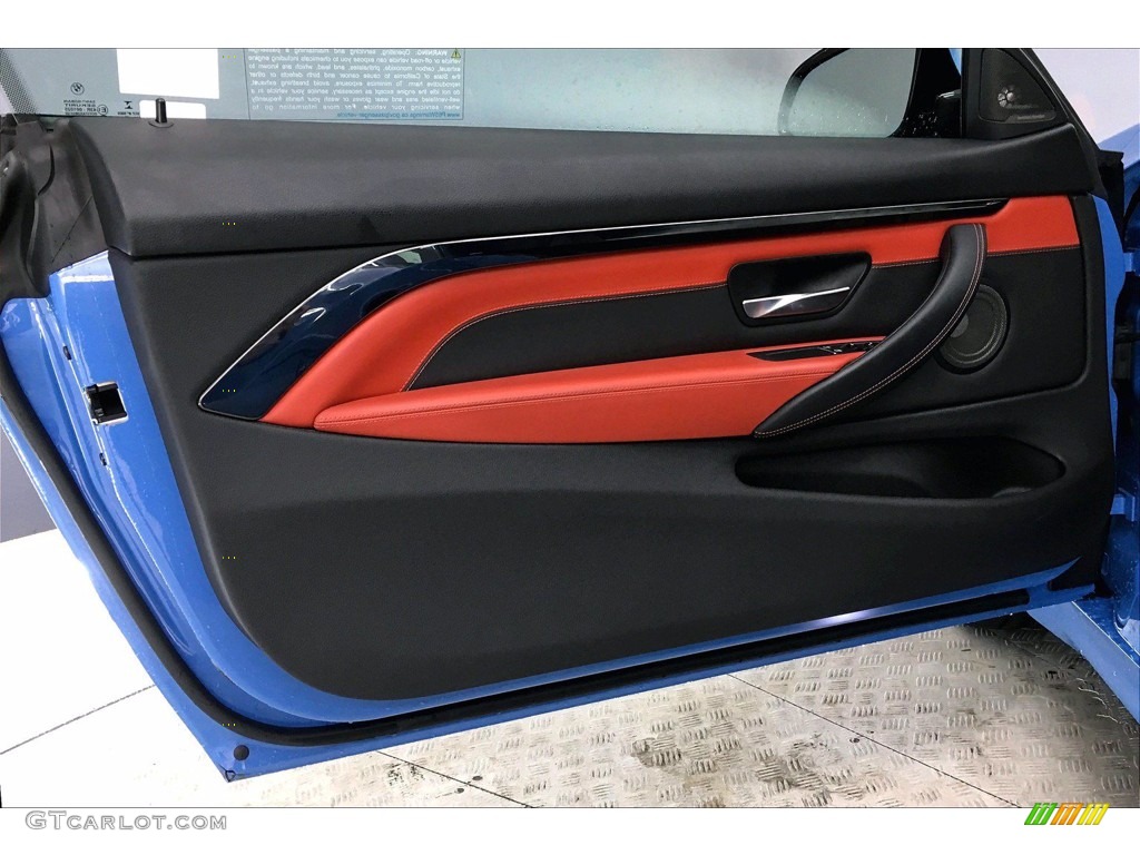 2018 M4 Coupe - Yas Marina Blue Metallic / Sakhir Orange/Black photo #23