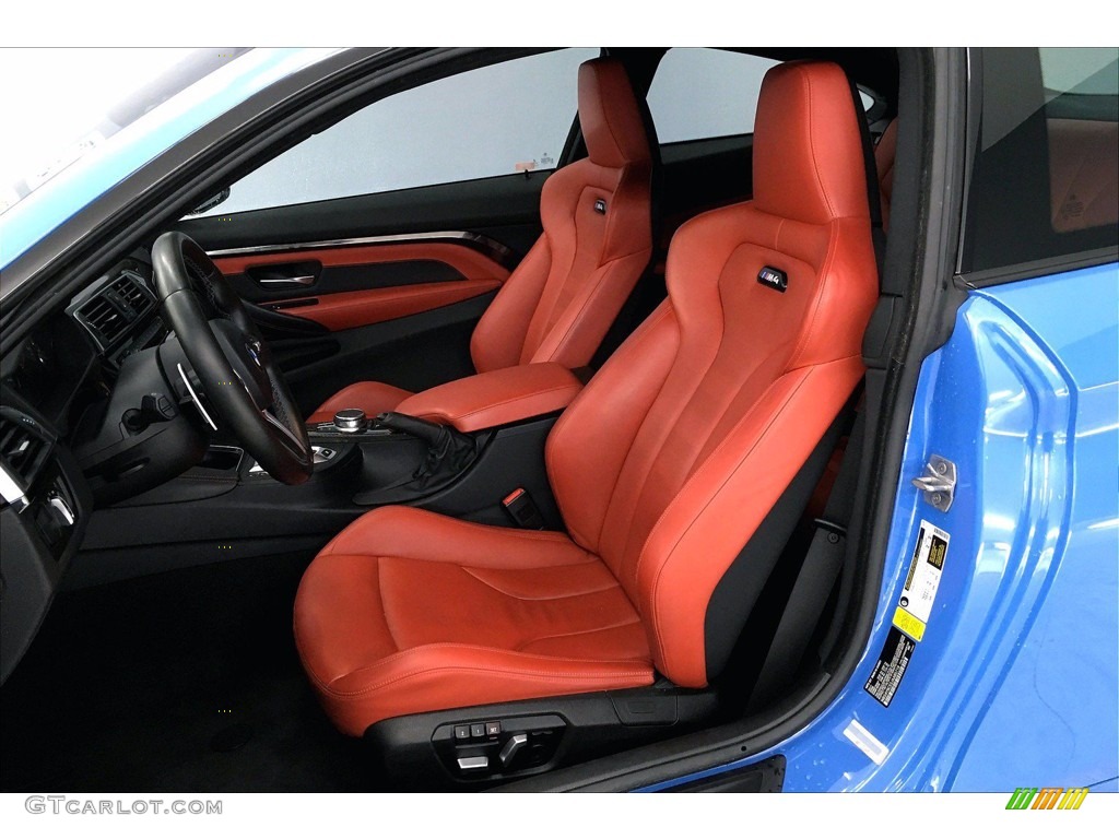 2018 M4 Coupe - Yas Marina Blue Metallic / Sakhir Orange/Black photo #27