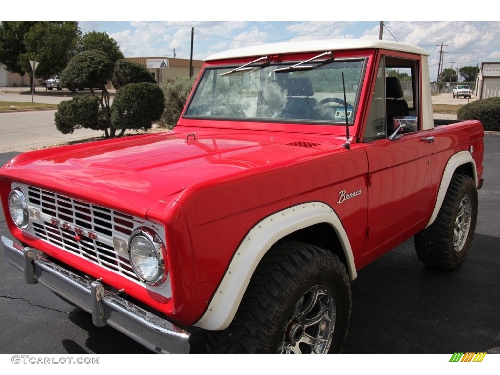 Red 1968 Ford Bronco Sport Wagon Exterior Photo #139350087