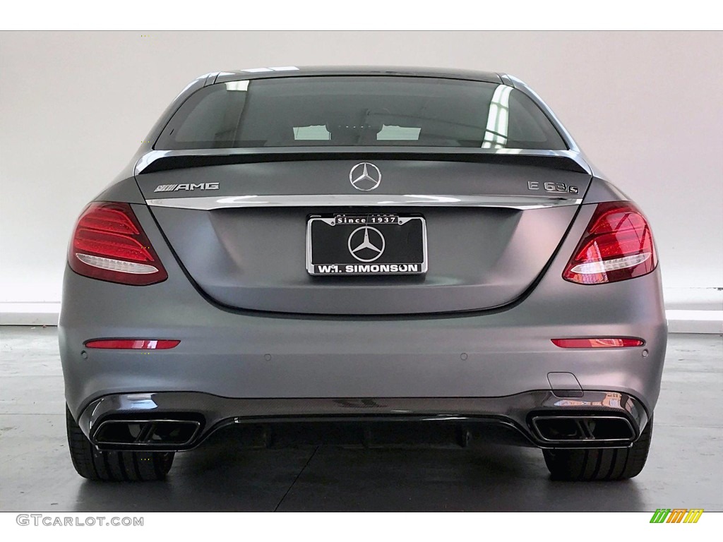 2019 E AMG 63 S 4Matic Sedan - designo Selenite Grey Magno (Matte) / Black photo #3