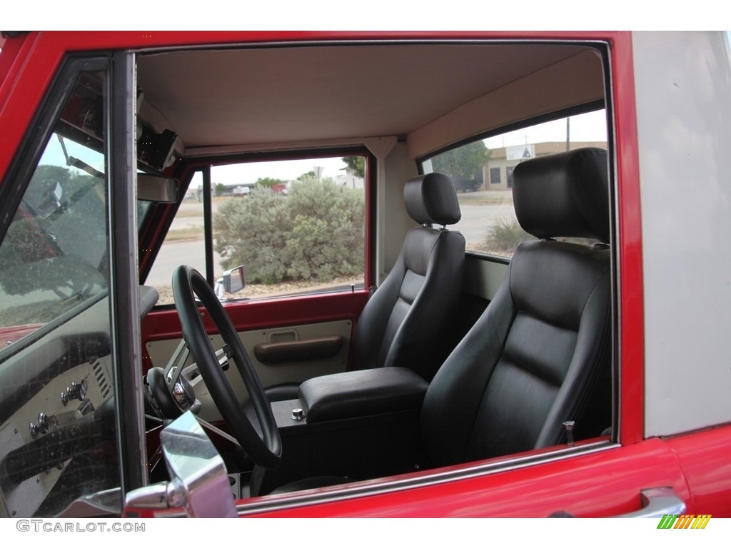 1968 Ford Bronco Sport Wagon Interior Color Photos