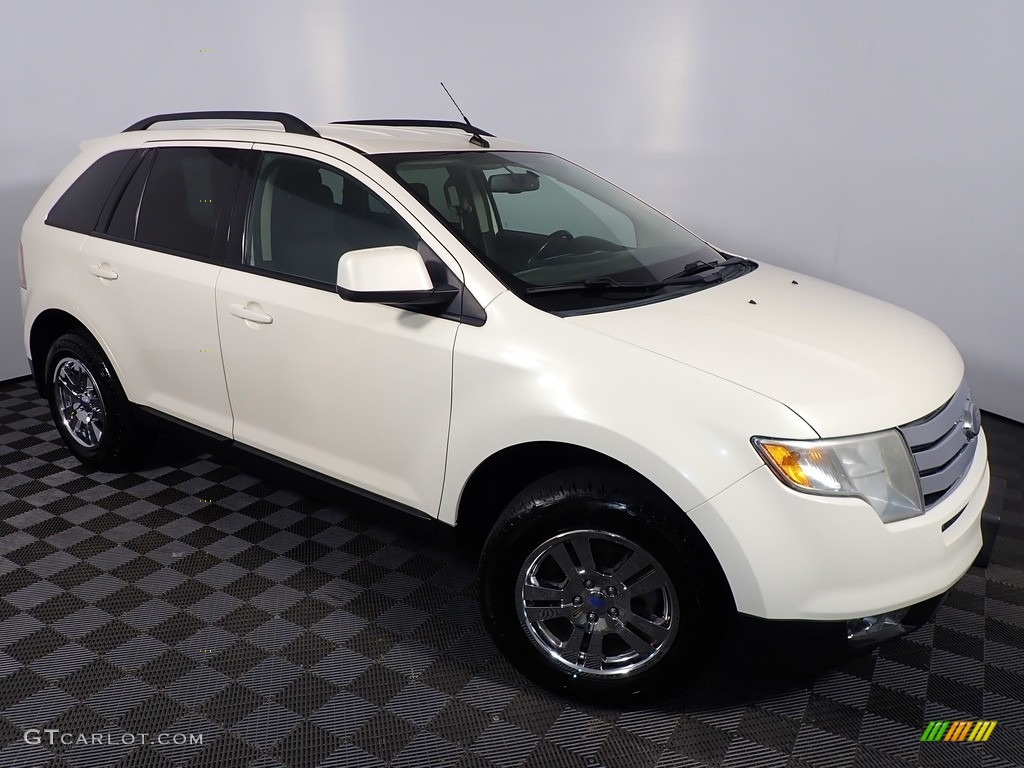 2008 Edge SEL - White Sand Tri-Coat Metallic / Charcoal photo #2