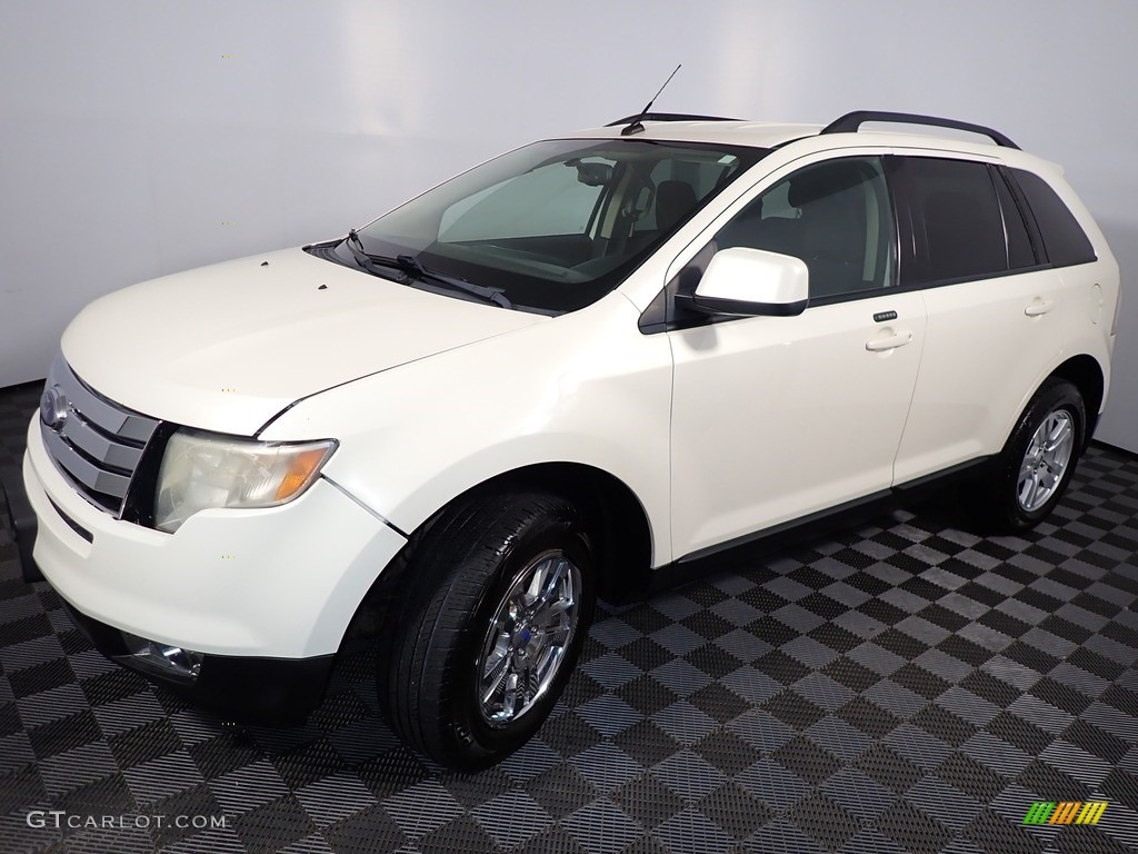 2008 Edge SEL - White Sand Tri-Coat Metallic / Charcoal photo #7