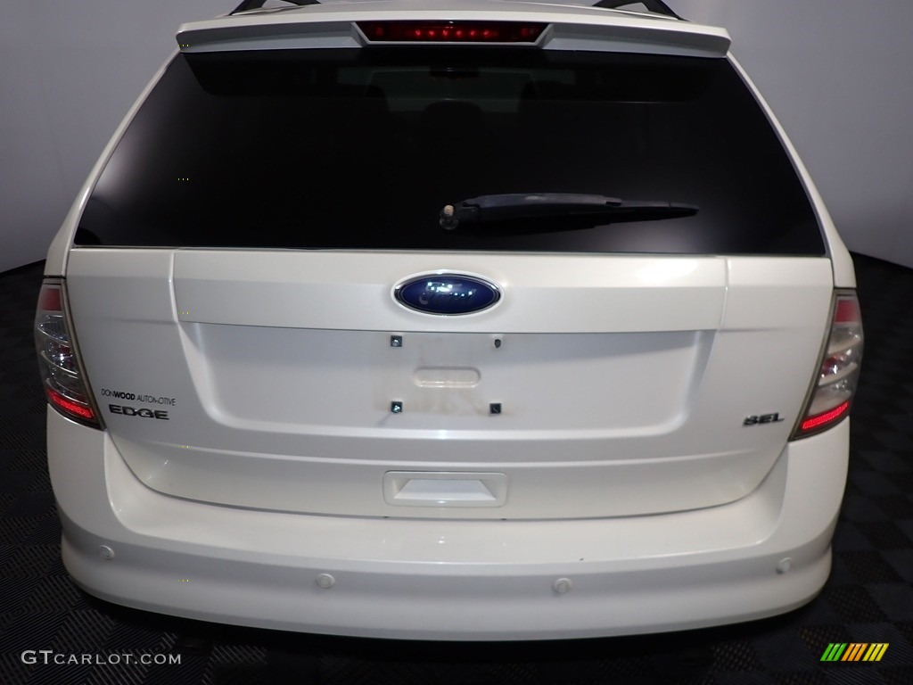 2008 Edge SEL - White Sand Tri-Coat Metallic / Charcoal photo #11
