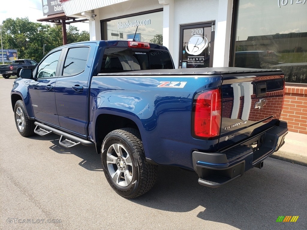 2020 Colorado Z71 Crew Cab 4x4 - Pacific Blue Metallic / Jet Black photo #34
