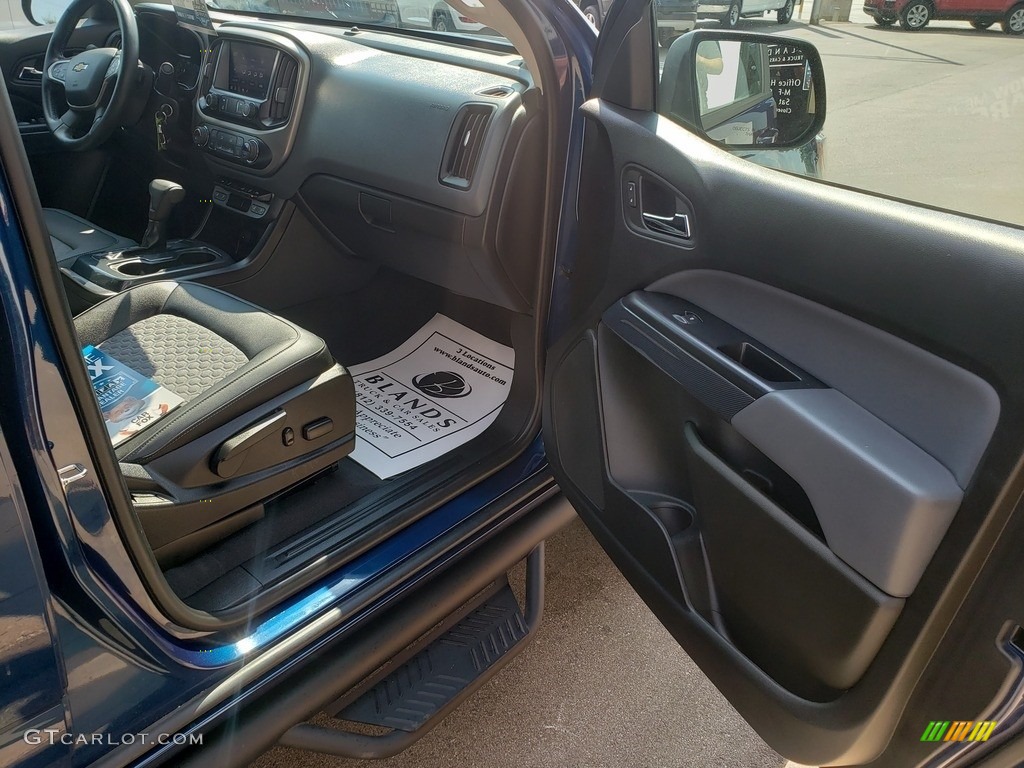 2020 Colorado Z71 Crew Cab 4x4 - Pacific Blue Metallic / Jet Black photo #43