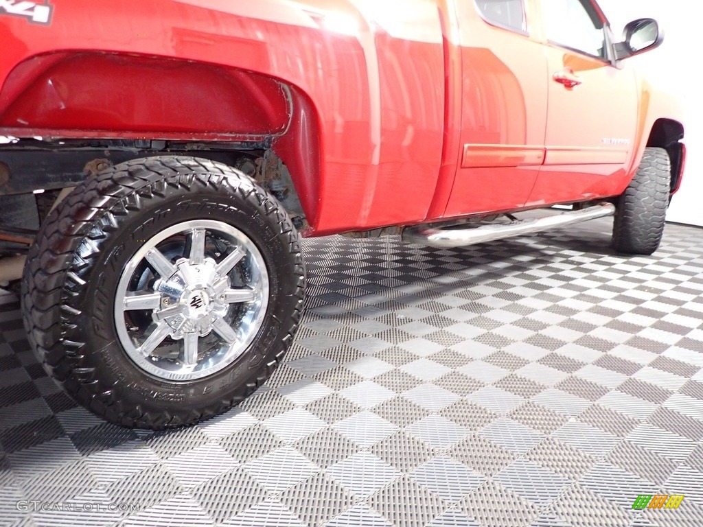 2012 Silverado 1500 LT Extended Cab 4x4 - Victory Red / Ebony photo #14