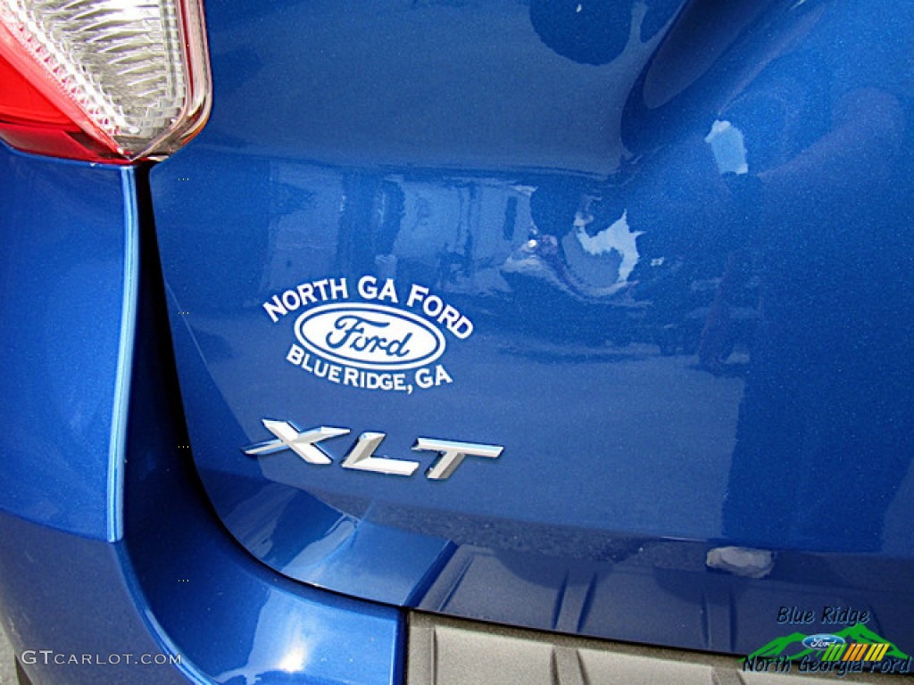 2020 Explorer XLT 4WD - Atlas Blue Metallic / Sandstone photo #29