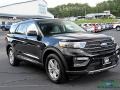 2020 Agate Black Metallic Ford Explorer XLT  photo #7