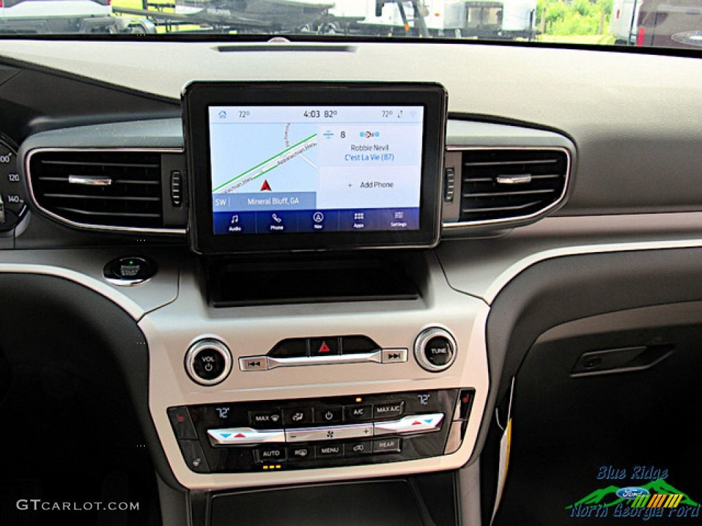 2020 Explorer XLT - Agate Black Metallic / Sandstone photo #19
