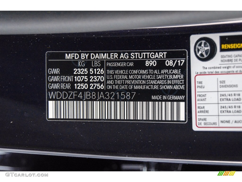 2018 E 300 Sedan - Lunar Blue Metallic / Macchiato Beige/Black photo #10