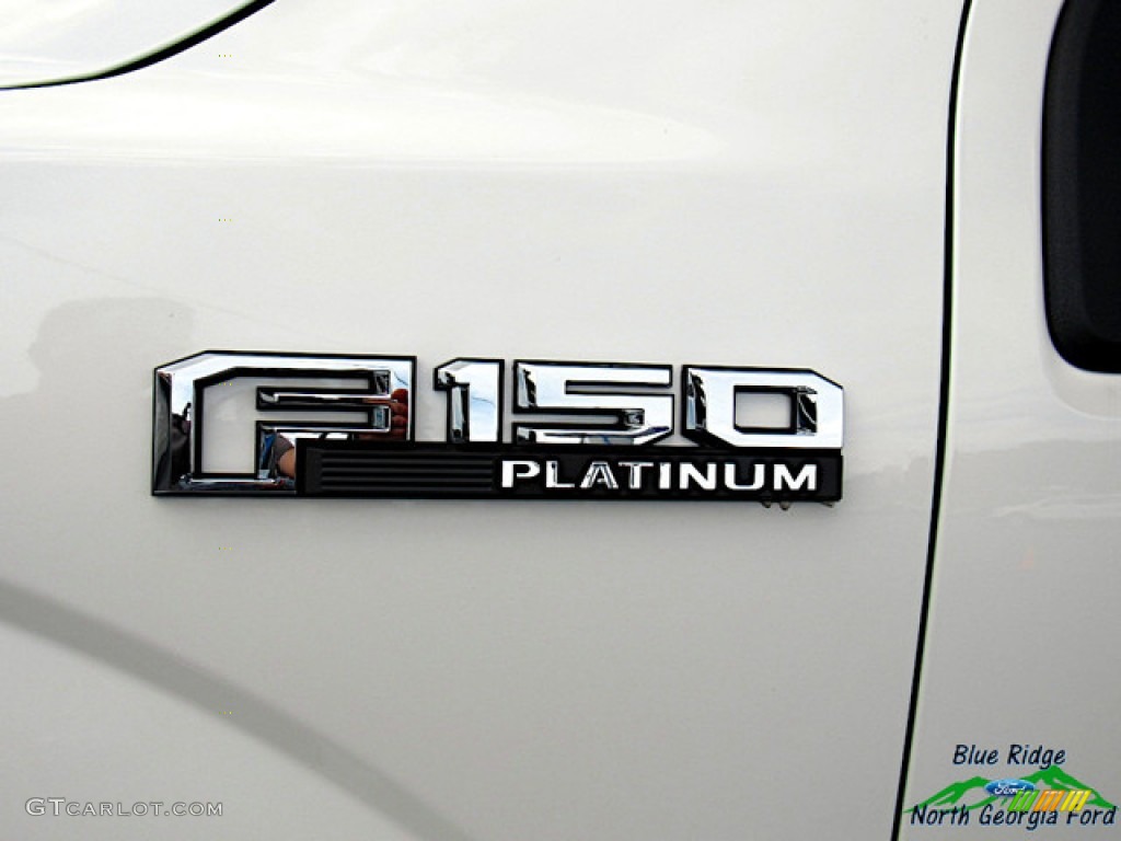 2020 F150 Platinum SuperCrew 4x4 - Star White / Platinum Unique Black photo #29