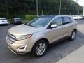 2017 White Gold Metallic Ford Edge Titanium AWD  photo #7