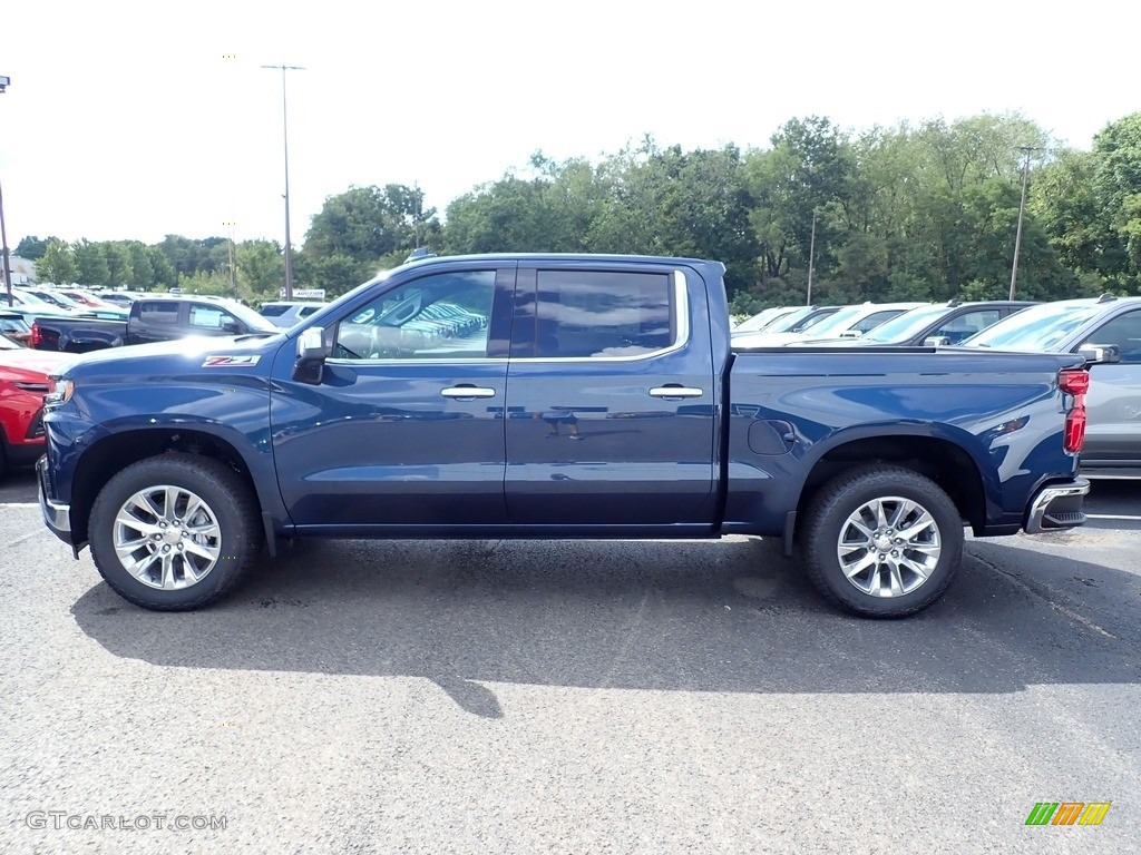 Northsky Blue Metallic 2020 Chevrolet Silverado 1500 LTZ Crew Cab 4x4 Exterior Photo #139356388