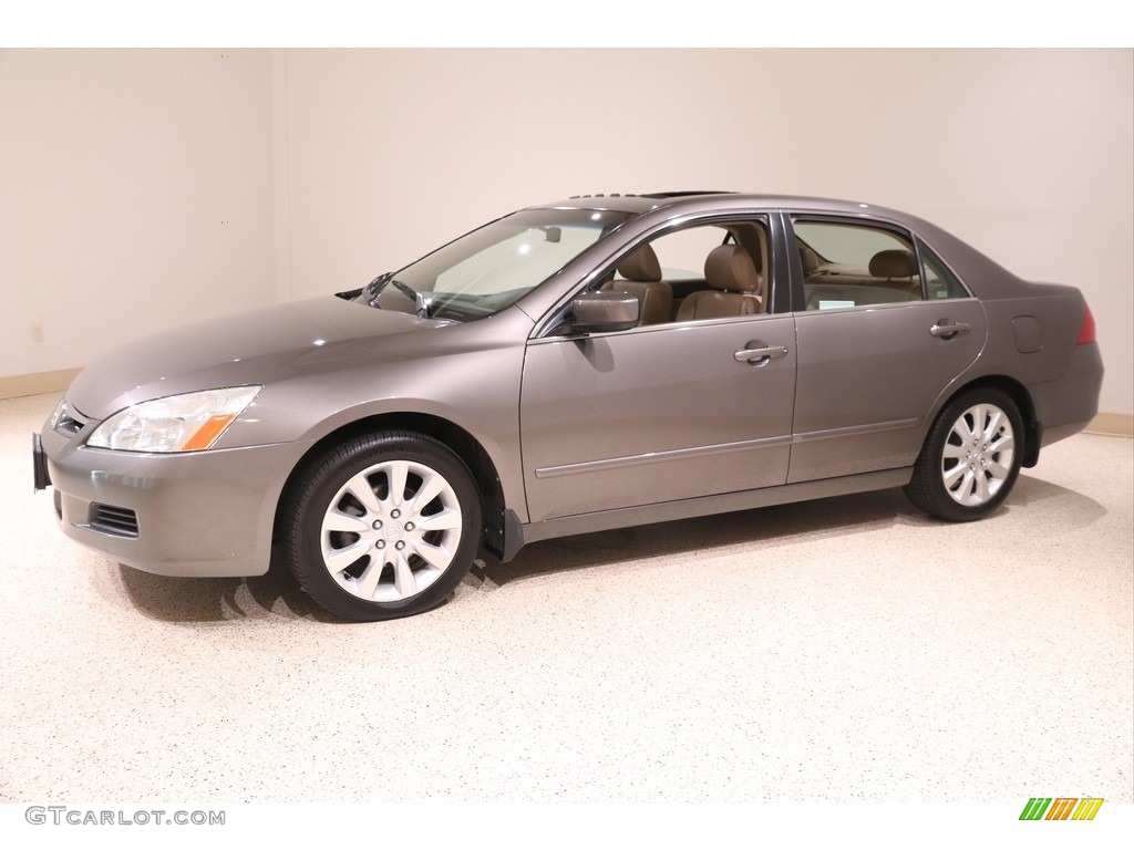 2006 Accord EX-L V6 Sedan - Carbon Bronze Pearl / Ivory photo #3