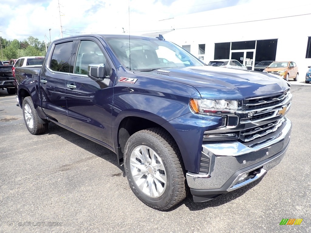 Northsky Blue Metallic 2020 Chevrolet Silverado 1500 LTZ Crew Cab 4x4 Exterior Photo #139356511