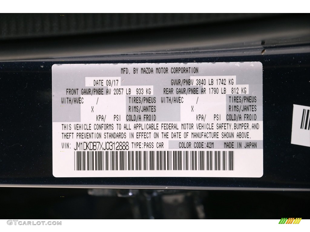 2018 Mazda CX-3 Sport Color Code Photos