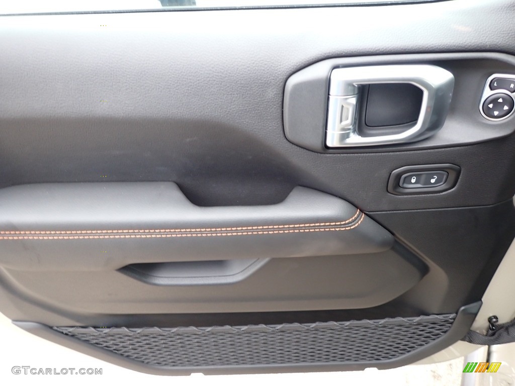2020 Jeep Gladiator Mojave 4x4 Black Door Panel Photo #139358488
