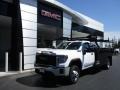 Summit White - Sierra 3500HD Regular Cab 4WD Chassis Utility Truck Photo No. 2