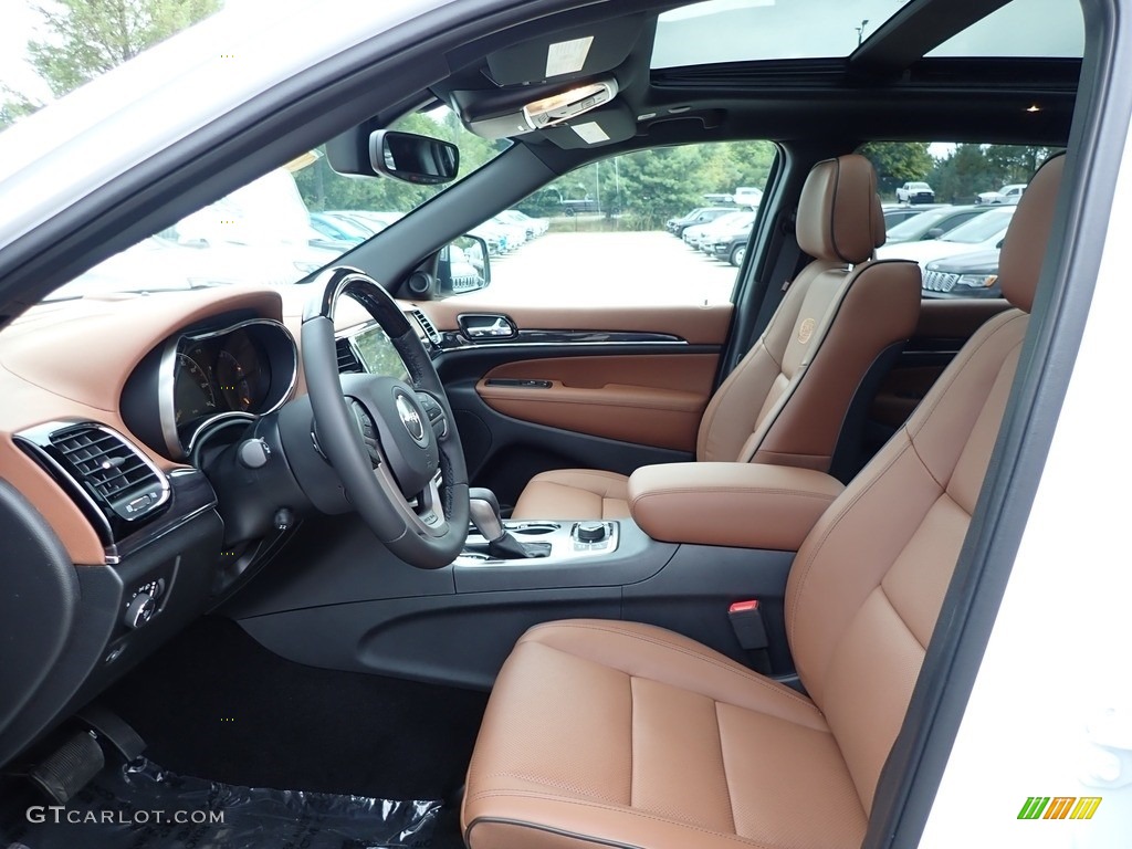 Black Interior 2020 Jeep Grand Cherokee Overland 4x4 Photo #139358908