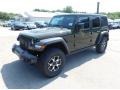 Sarge Green 2021 Jeep Wrangler Unlimited Rubicon 4x4 Exterior